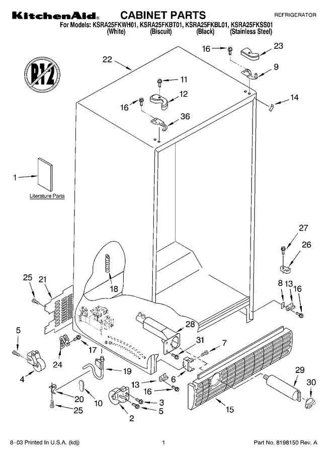Diagram for KSRA25FKSS01
