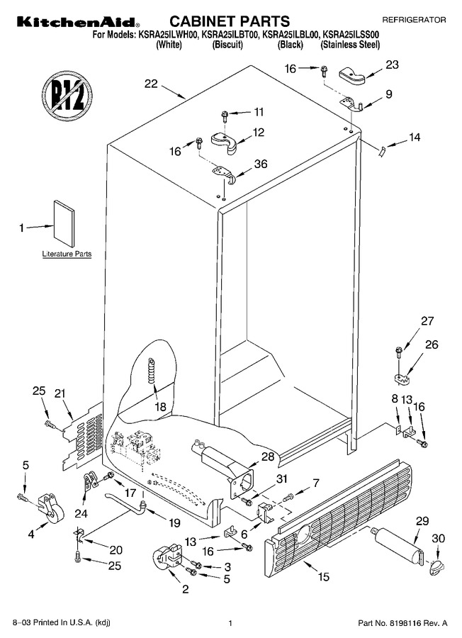 Diagram for KSRA25ILBT00