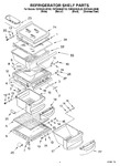 Diagram for 03 - Refrigerator Shelf Parts