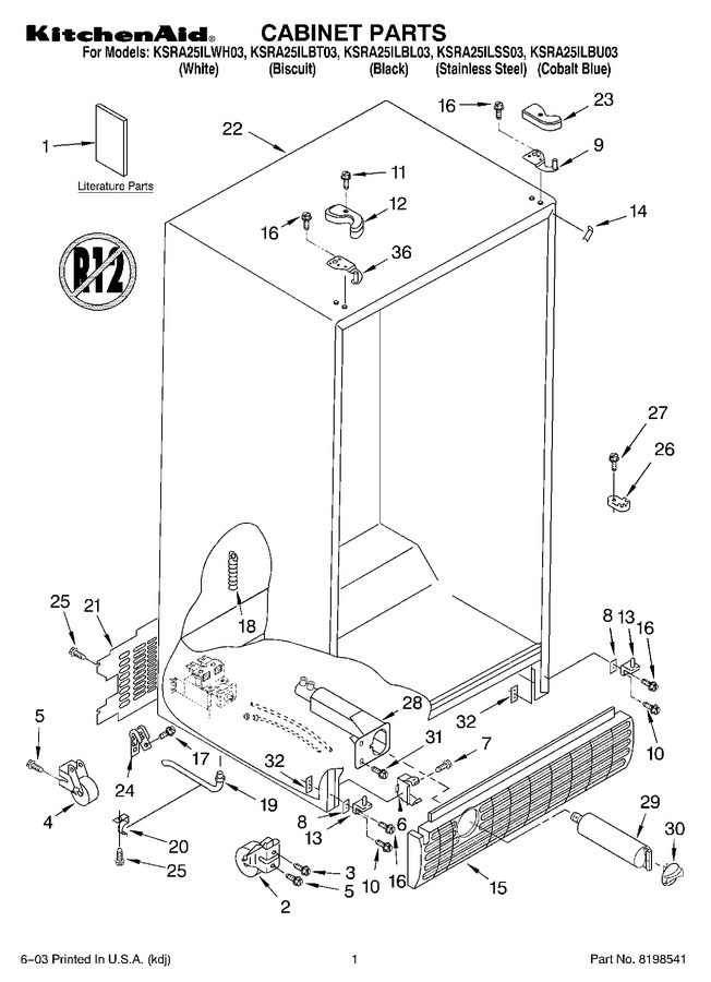 Diagram for KSRA25ILBT03