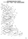 Diagram for 03 - Refrigerator Shelf Parts