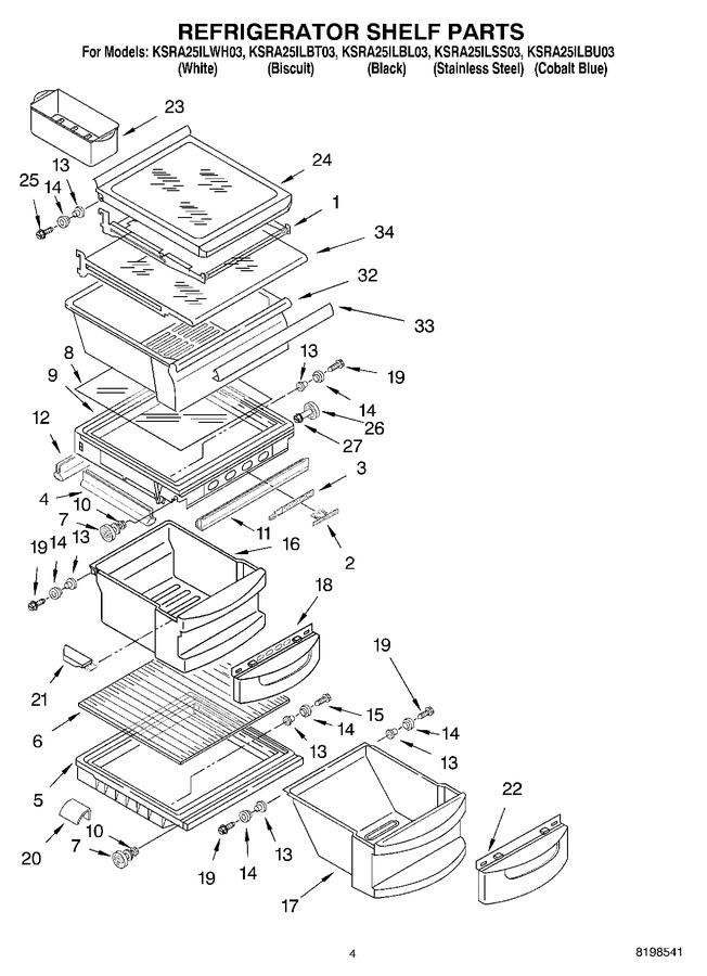 Diagram for KSRA25ILBT03
