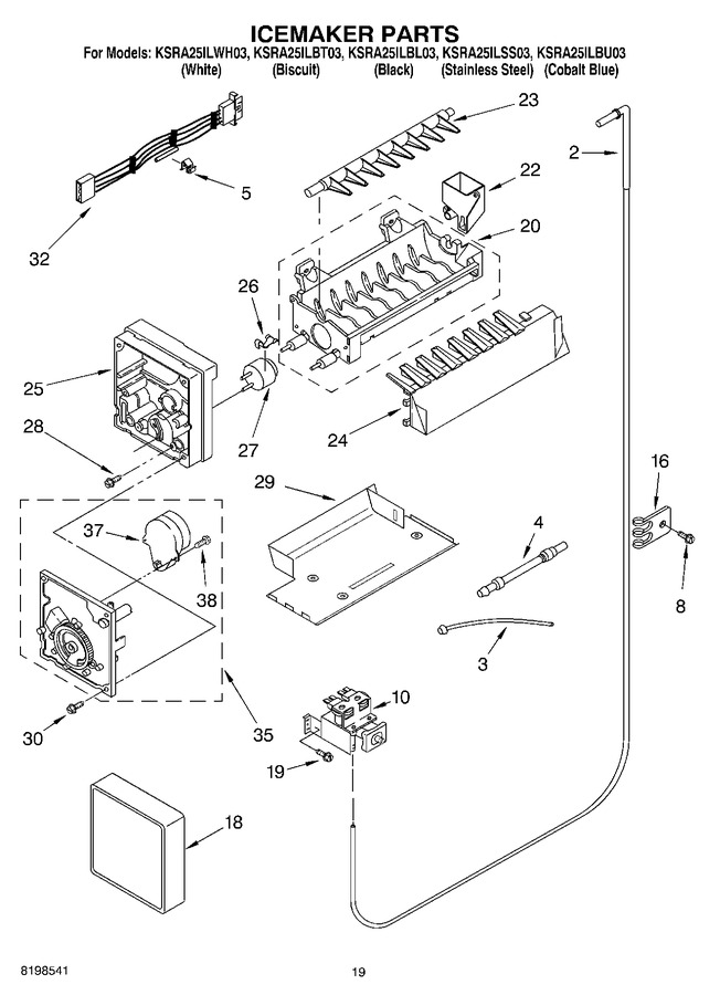 Diagram for KSRA25ILBT03