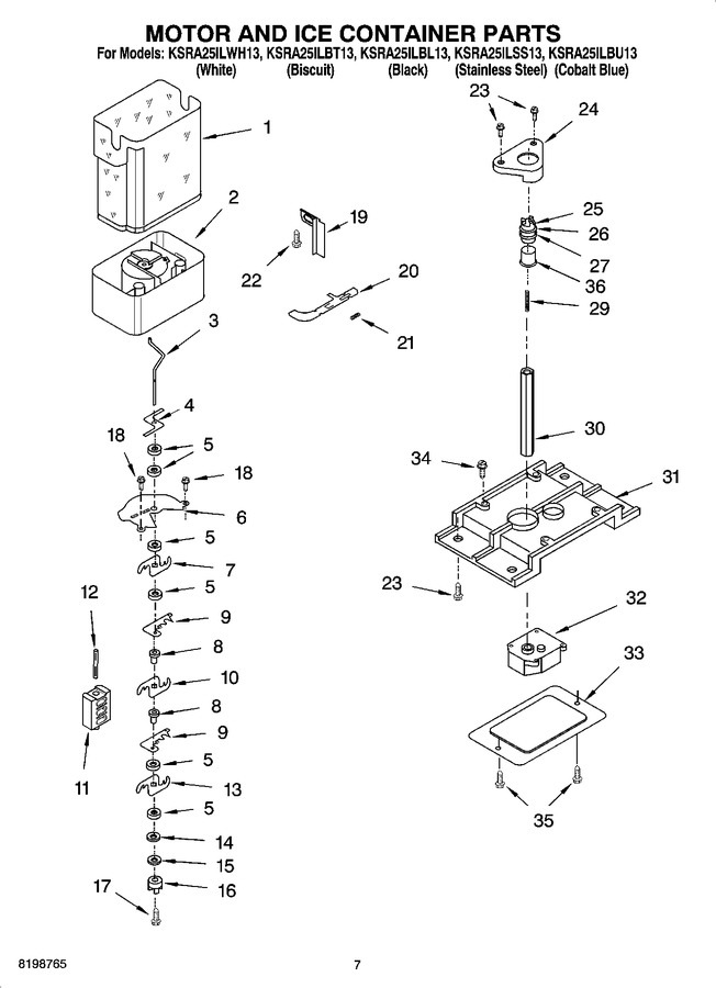 Diagram for KSRA25ILWH13