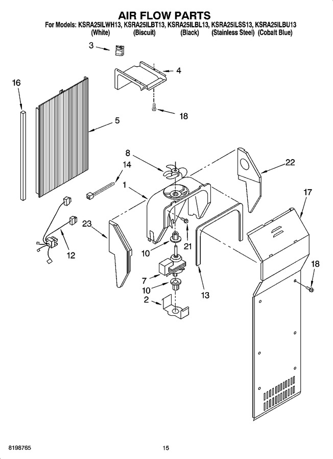Diagram for KSRA25ILWH13