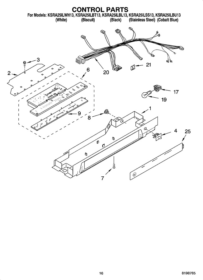 Diagram for KSRA25ILWH13