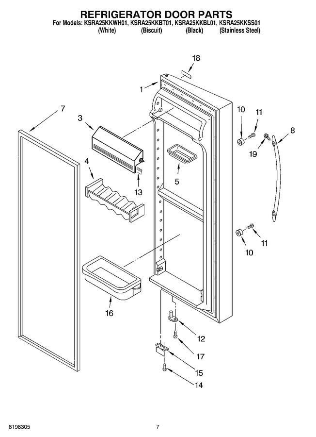 Diagram for KSRA25KKWH01