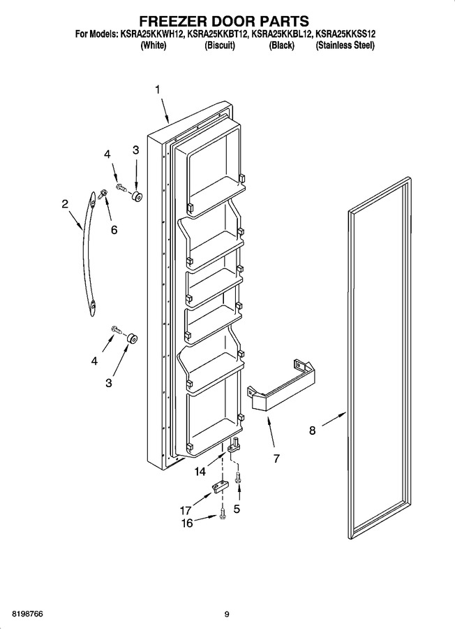 Diagram for KSRA25KKBT12