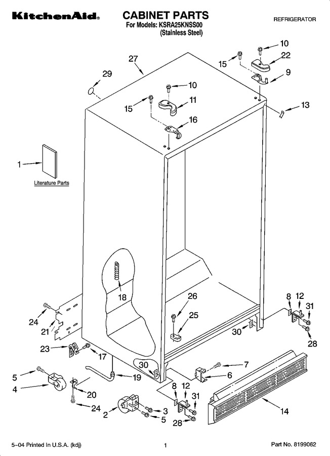 Diagram for KSRA25KNSS00