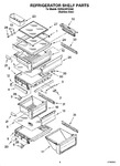 Diagram for 03 - Refrigerator Shelf Parts