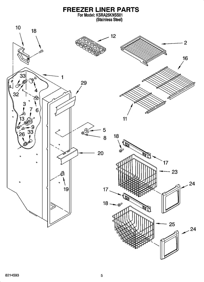 Diagram for KSRA25KNSS01