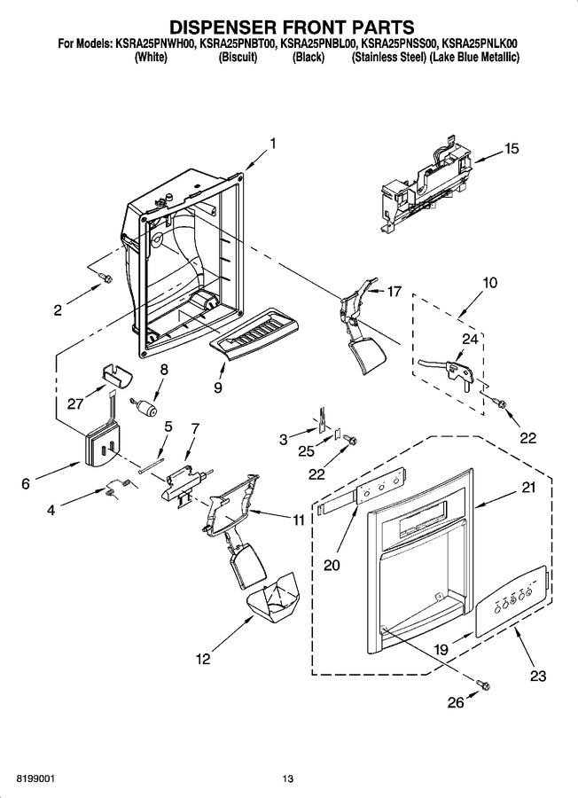 Diagram for KSRA25PNBT00