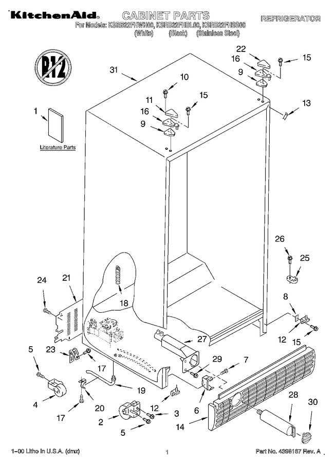 Diagram for KSRB22FHBL00