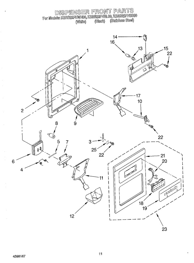 Diagram for KSRB22FHWH00