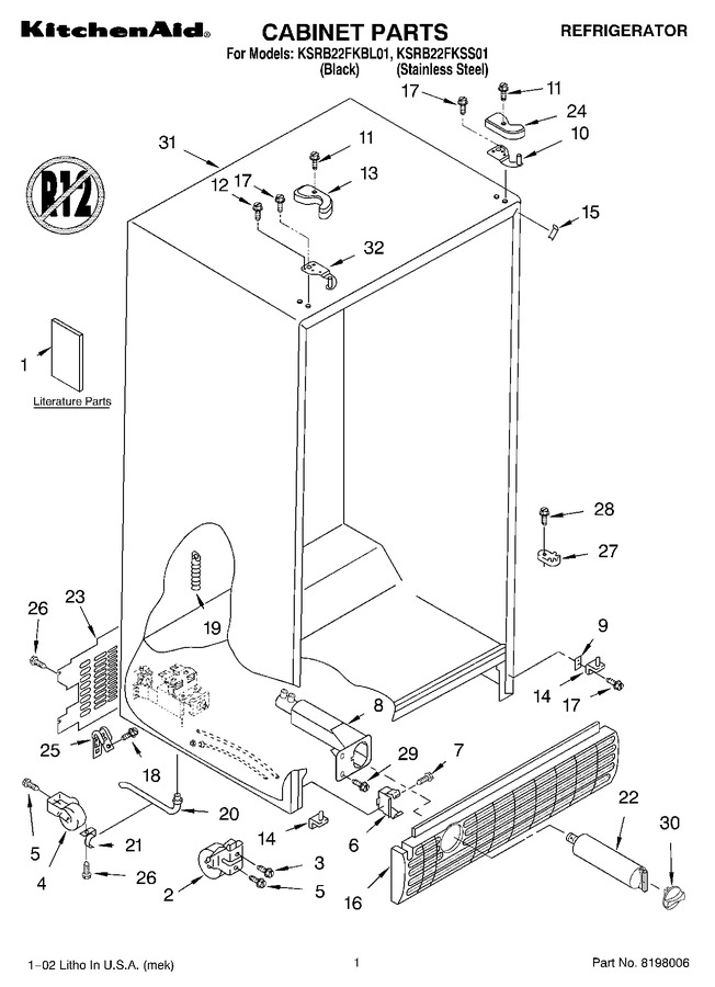 Diagram for KSRB22FKBL01