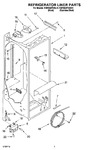 Diagram for 02 - Refrigerator Liner Parts
