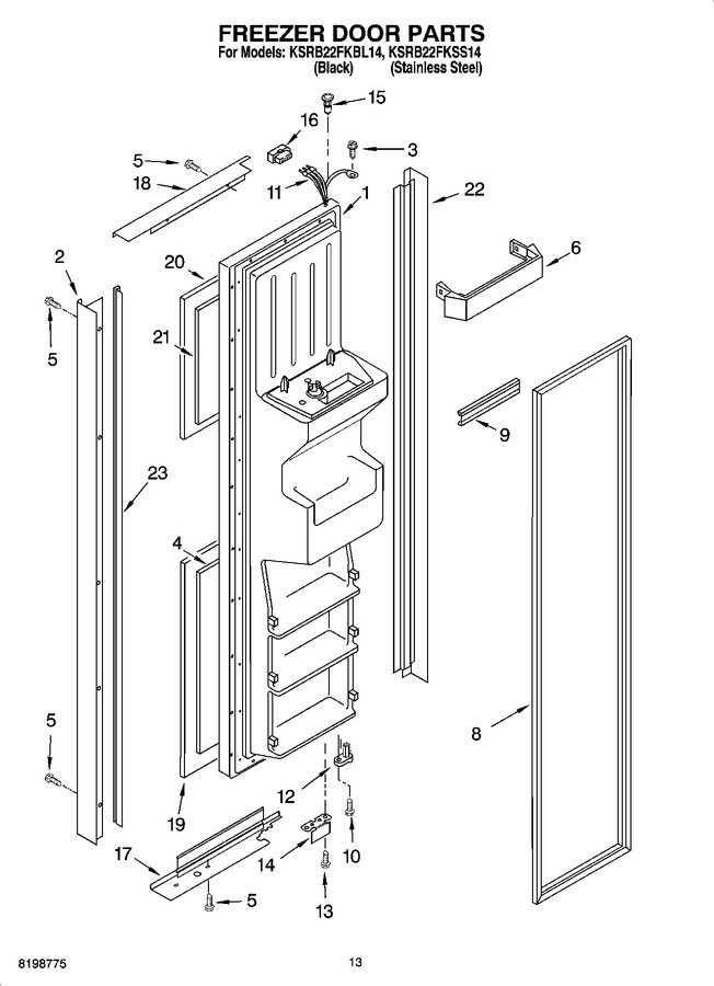 Diagram for KSRB22FKBL14