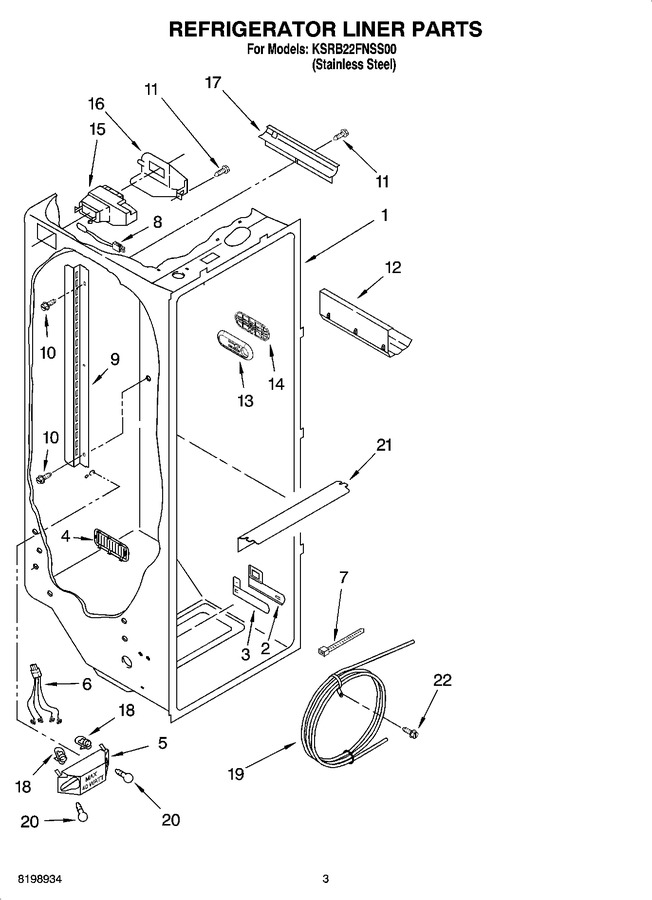 Diagram for KSRB22FNSS00