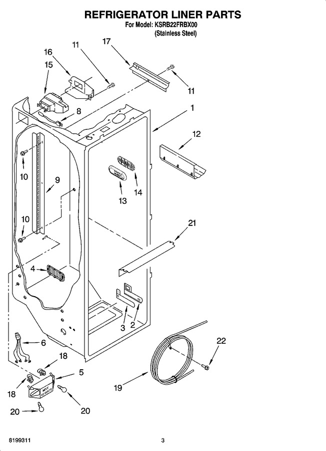 Diagram for KSRB22FRBX00