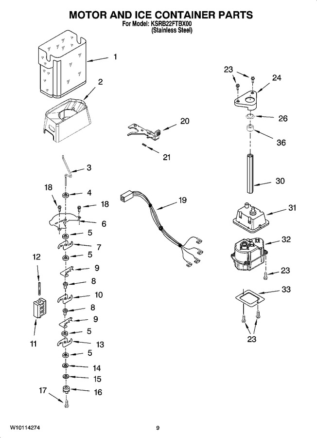 Diagram for KSRB22FTBX00