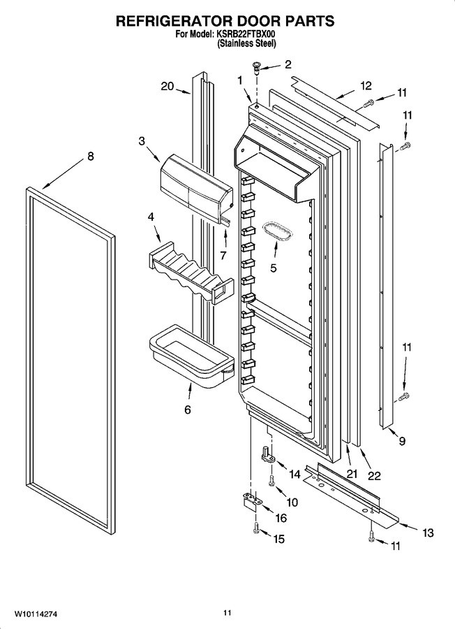 Diagram for KSRB22FTBX00