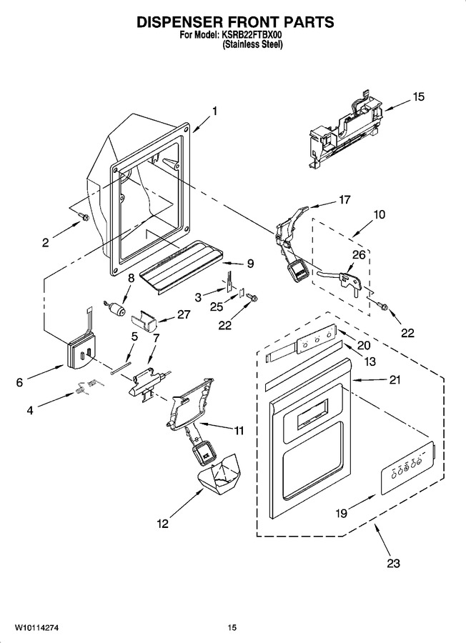 Diagram for KSRB22FTBX00