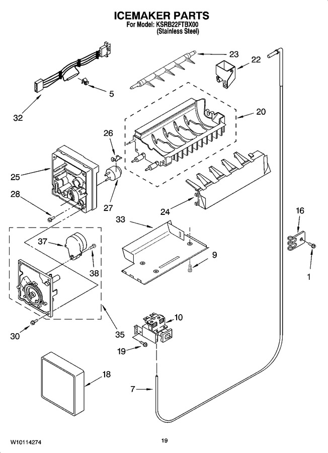Diagram for KSRB22FTBX00