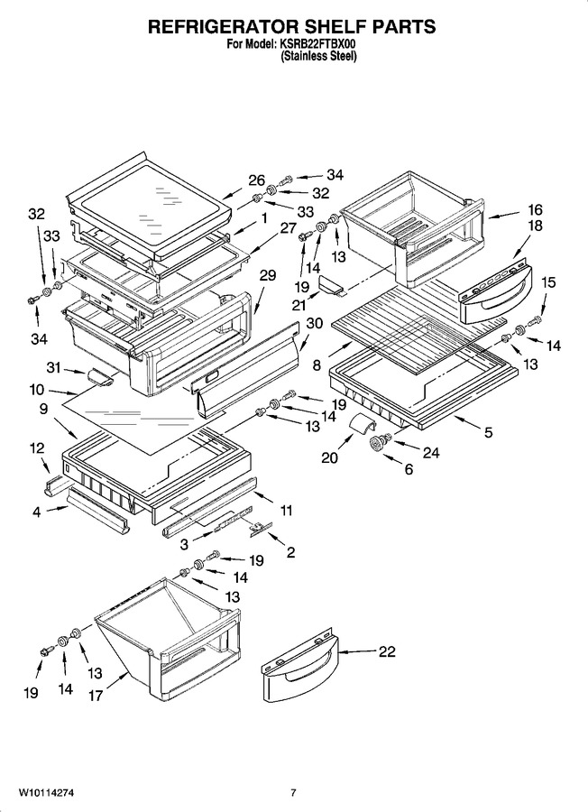 Diagram for KSRB22FTBX00