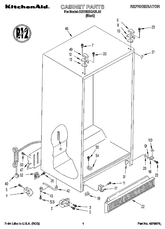Diagram for KSRB22QABL12