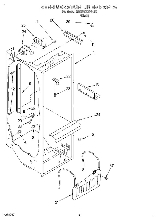 Diagram for KSRB22QDBL00