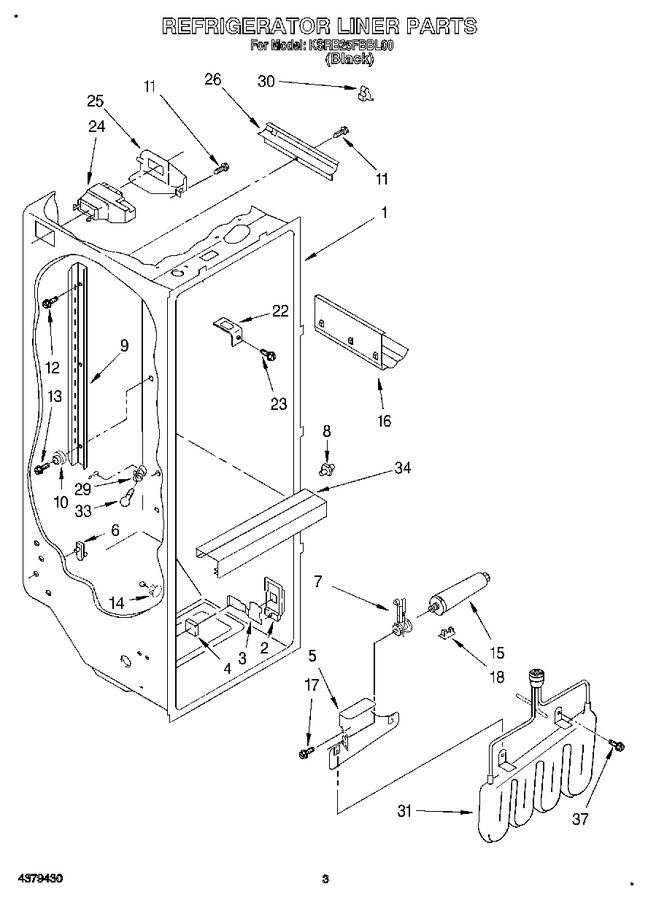Diagram for KSRB25FBBL00
