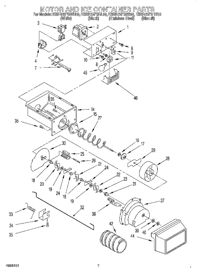 Diagram for KSRB25FGSS00