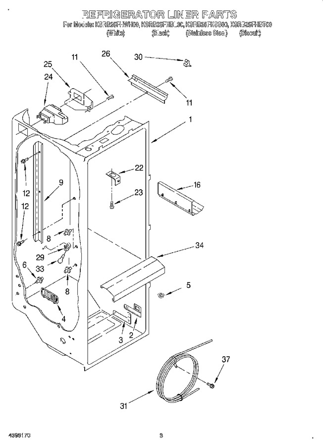 Diagram for KSRB25FHBL00