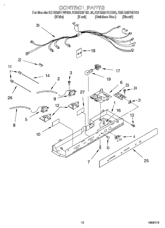 Diagram for KSRB25FHWH00