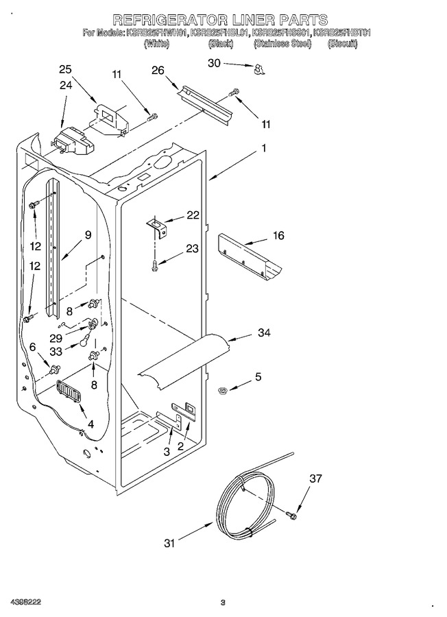 Diagram for KSRB25FHBL01