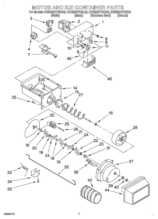 Diagram for KSRB25FHBL02