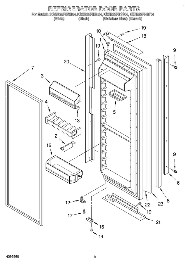 Diagram for KSRB25FHWH04