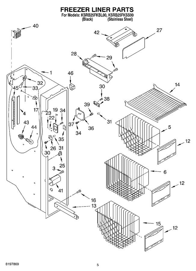 Diagram for KSRB25FKBL00