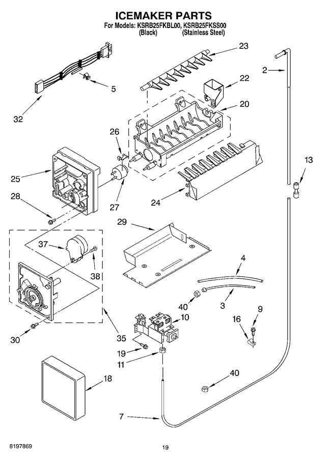 Diagram for KSRB25FKBL00