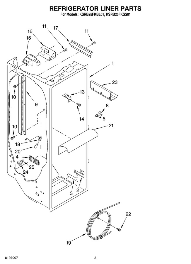 Diagram for KSRB25FKBL01