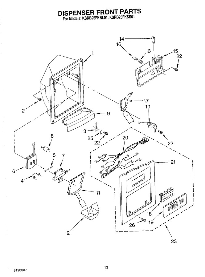 Diagram for KSRB25FKBL01