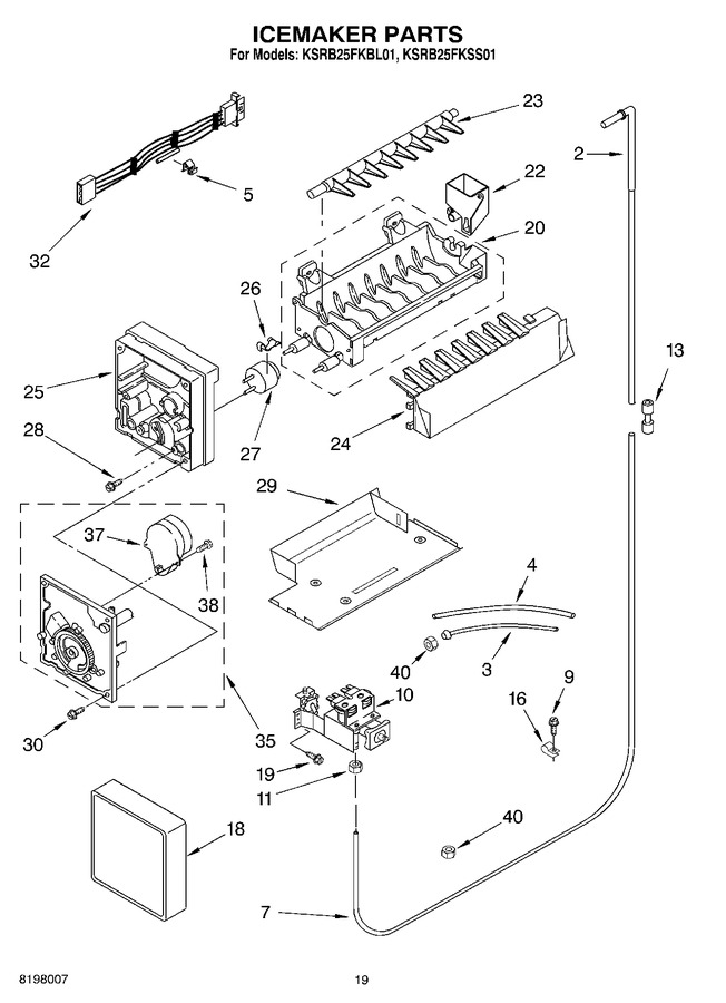 Diagram for KSRB25FKBL01