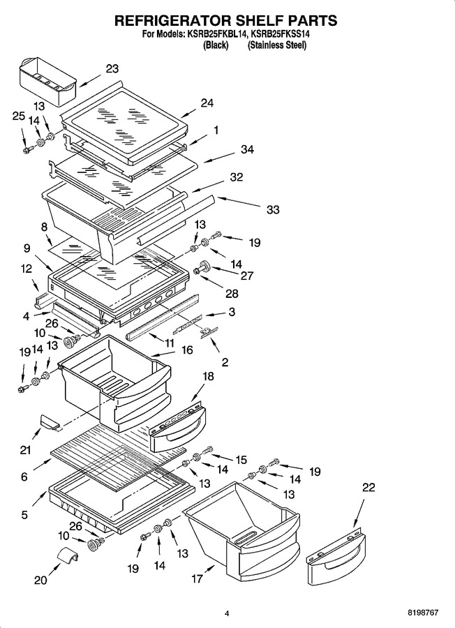 Diagram for KSRB25FKSS14