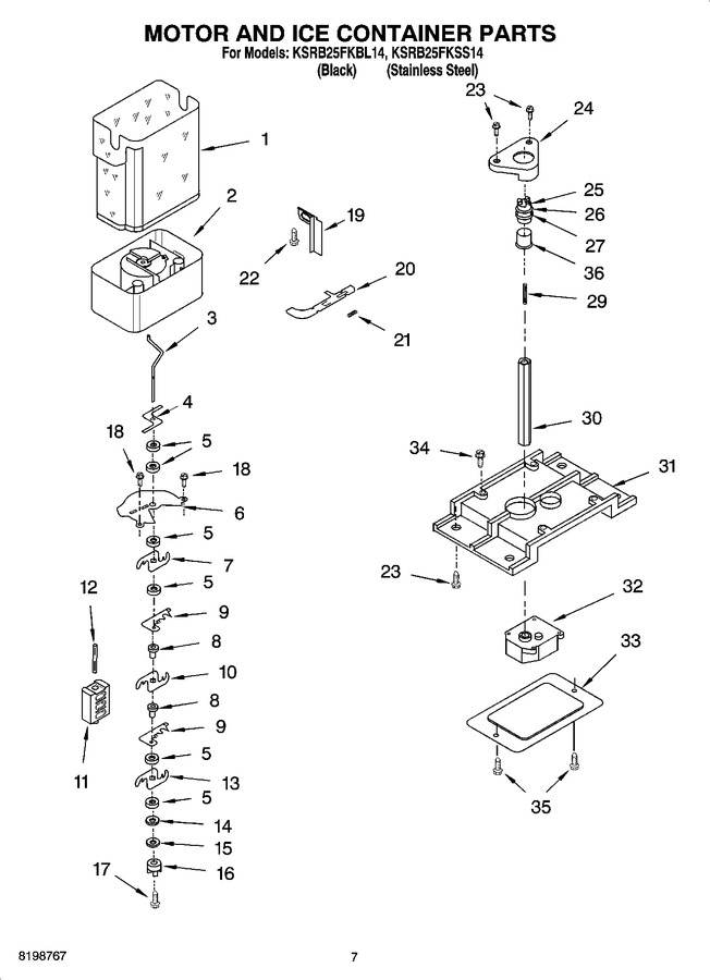 Diagram for KSRB25FKSS14
