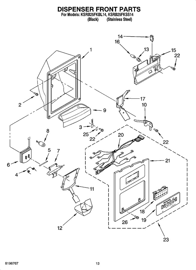 Diagram for KSRB25FKSS14