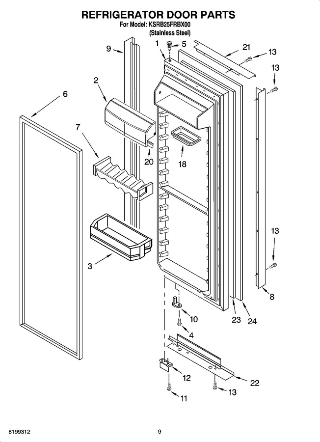 Diagram for KSRB25FRBX00