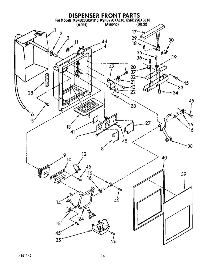 Diagram for KSRB25QXAL10