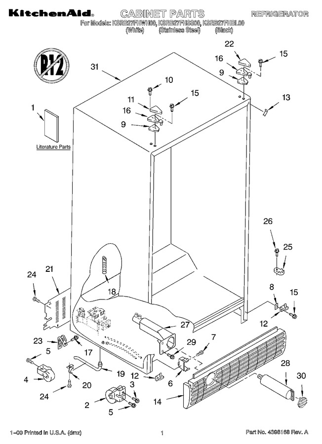 Diagram for KSRB27FHBL00