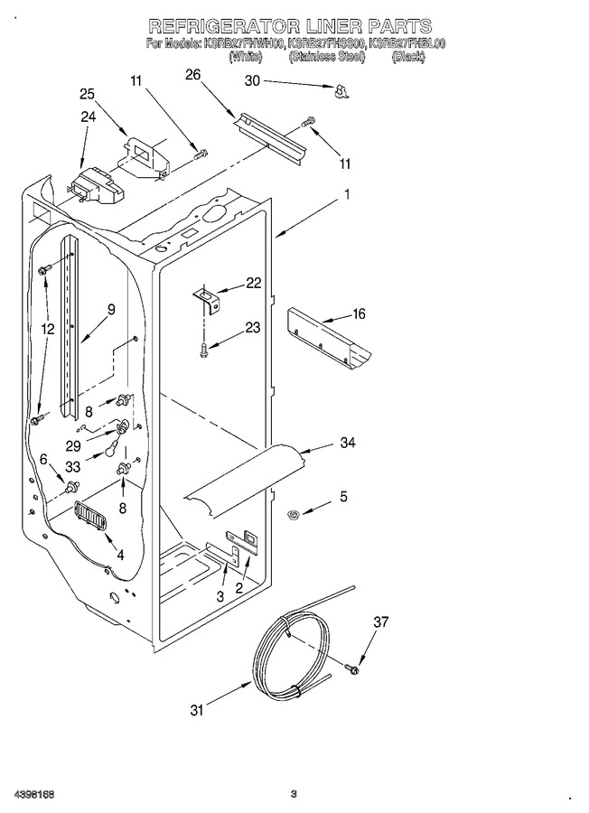 Diagram for KSRB27FHSS00
