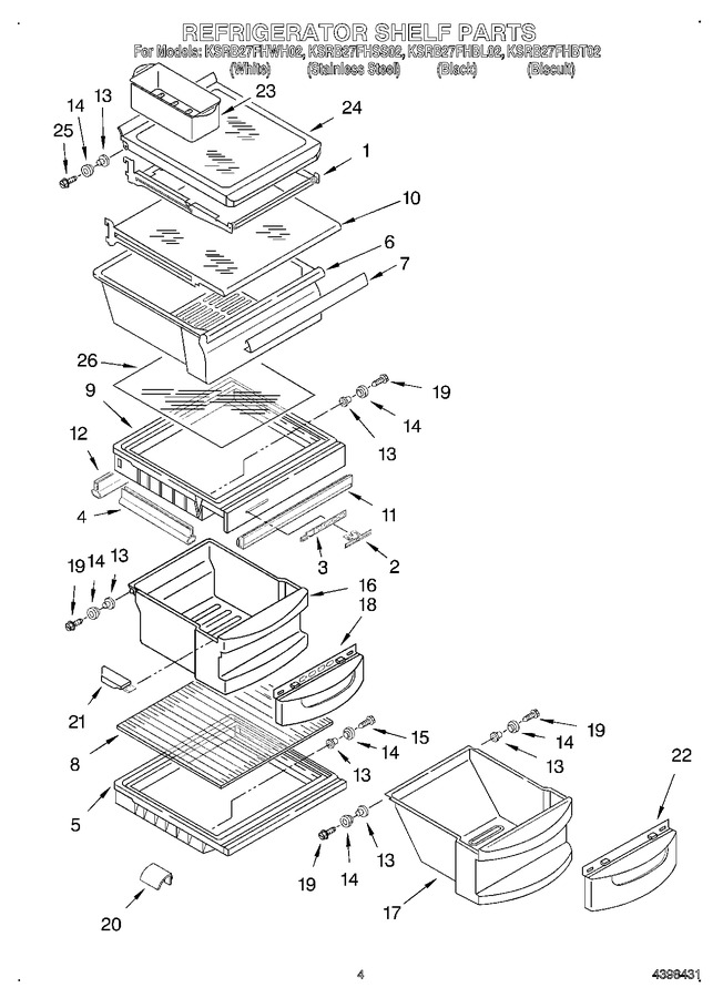 Diagram for KSRB27FHBL02